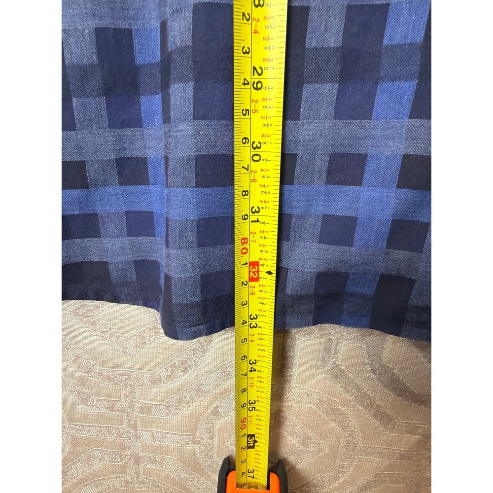 Robert Graham Mens Blue Plaid Long Sleeve Button Down Shirt Classic Fit 2TG 2XL‎ - Picture 8 of 10